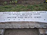 Memorial bench